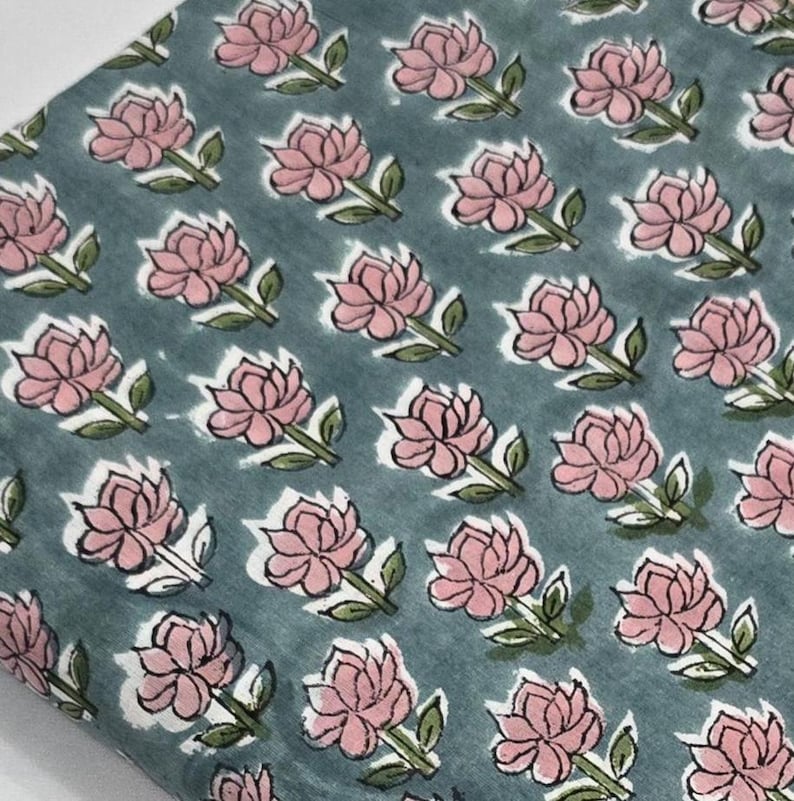 Traditional Hand block print fabric-Cotton loose fabric-cotton Voile fabric-Hand-dyed eco-friendly soft cotton-Fabric for Sewing, Crafting
#Hand Block Print fabric
#Hand Made print fabric
#Flower print cotton
#Indian cotton print
#Grey Print cotton