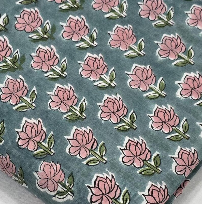 Traditional Hand block print fabric-Cotton loose fabric-cotton Voile fabric-Hand-dyed eco-friendly soft cotton-Fabric for Sewing, Crafting
#Hand Block Print fabric
#Hand Made print fabric
#Flower print cotton
#Indian cotton print
#Grey Print cotton