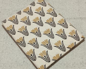 Luxurious Hand Block Printed Fabric-Handmade Fabric-Fabric By The Yard-Pure Cotton Fabric For Dress Making Cushion , Curtains, Upholstery