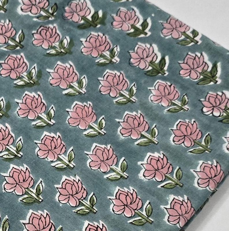 Traditional Hand block print fabric-Cotton loose fabric-cotton Voile fabric-Hand-dyed eco-friendly soft cotton-Fabric for Sewing, Crafting
#Hand Block Print fabric
#Hand Made print fabric
#Flower print cotton
#Indian cotton print
#Grey Print cotton