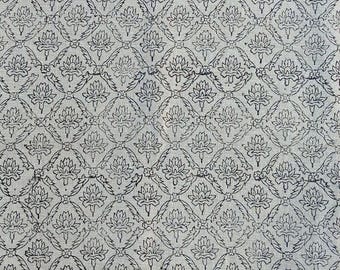 Handloom Linen Fabric-Hand block print-Indian Pure Linen Fabric-best for Upholstery, cushion cover, sofa/chair cover, Curtains, Home Decor