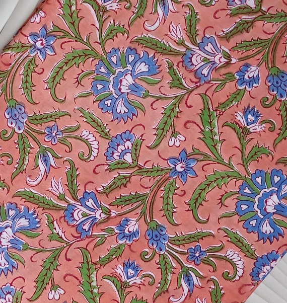 indian cotton dress fabric Wholesale Hand Block Print Fabric For Cotton Dress Indian Print Sewing for your store