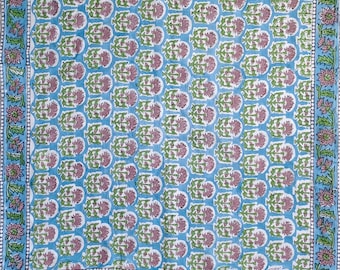 Najlepiej sprzedająca się indyjska bandana/nadruk blokowy/ręcznie robiona/ręcznie robiona chusta z nadrukiem blokowym/naturalnie farbowany kolor/organiczny kolor/organiczna bawełniana gaza/prezent dla kobiet