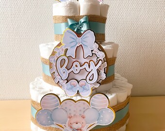 Gateau De Couches Garcon Etsy France