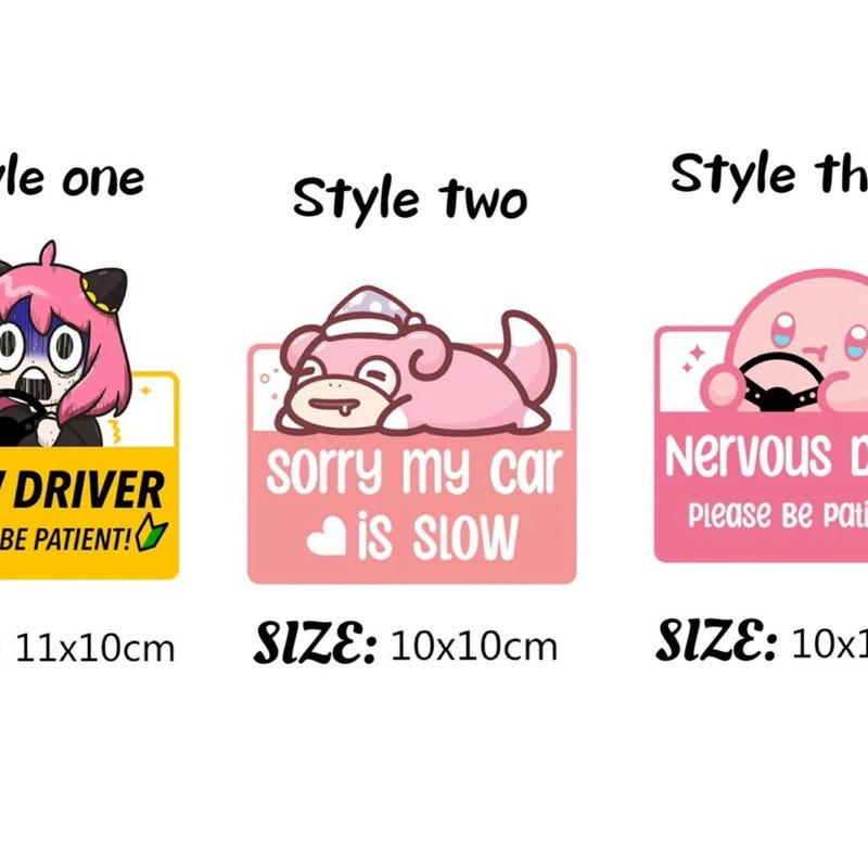 New Driver Sticker - Etsy