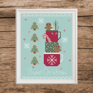 Holidays Santa Claus Let it Snow_ Cross Stitch Pattern Holidays Santa Claus Let it Snow_ Cross Stitch Pattern