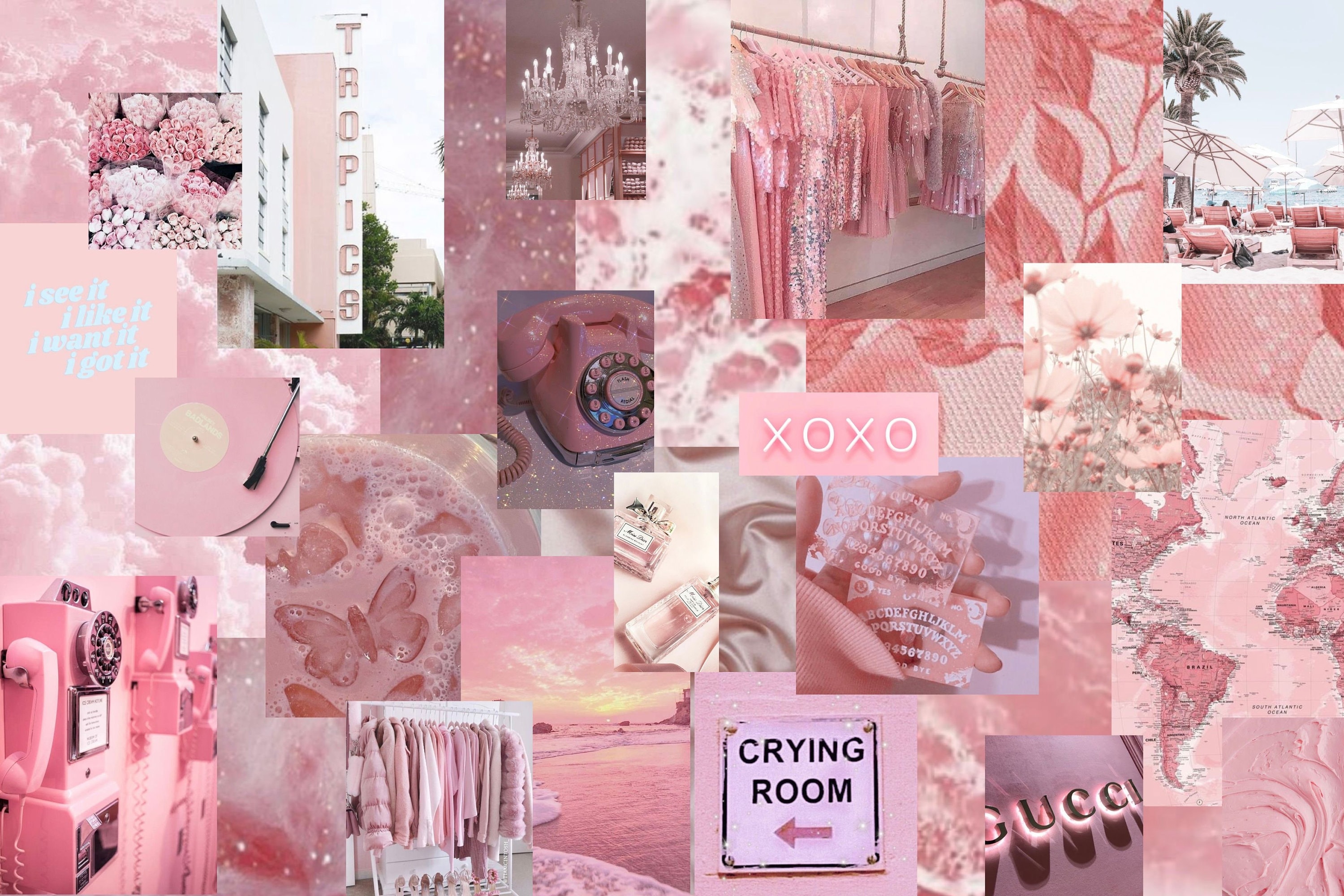 Pretty in Pink Vision Board Etsy