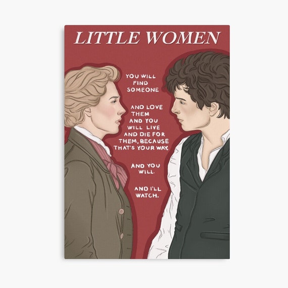 DIGITAL Little Women Film Movie Poster Laurie and Jo High - Etsy