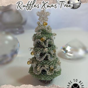 Julgran med volanger, PDF-pärlmönster