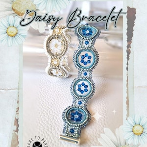 Daisy Bracelet PDF Beading pattern