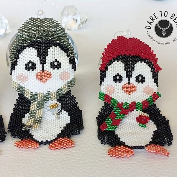 Pingouin Happy Feet, motif de perles PDF