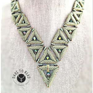 Barbara Necklace, PDF Beading pattern