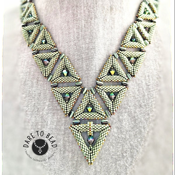 Barbara Necklace, PDF Beading pattern