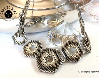 Honey Necklace, Beading pattern PDF