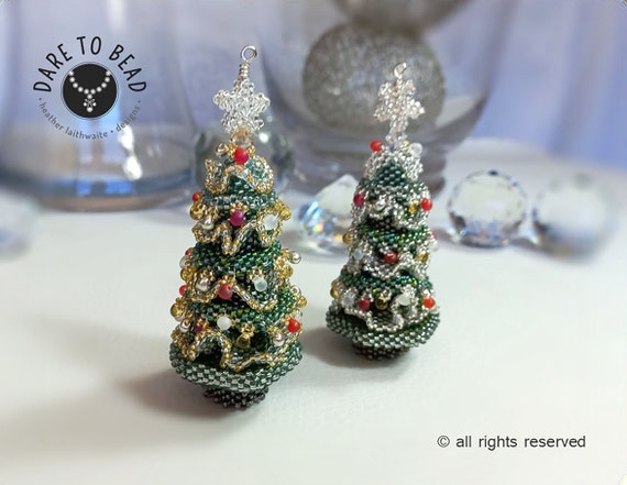 Ruffles Christmas Tree, PDF Beading Pattern 