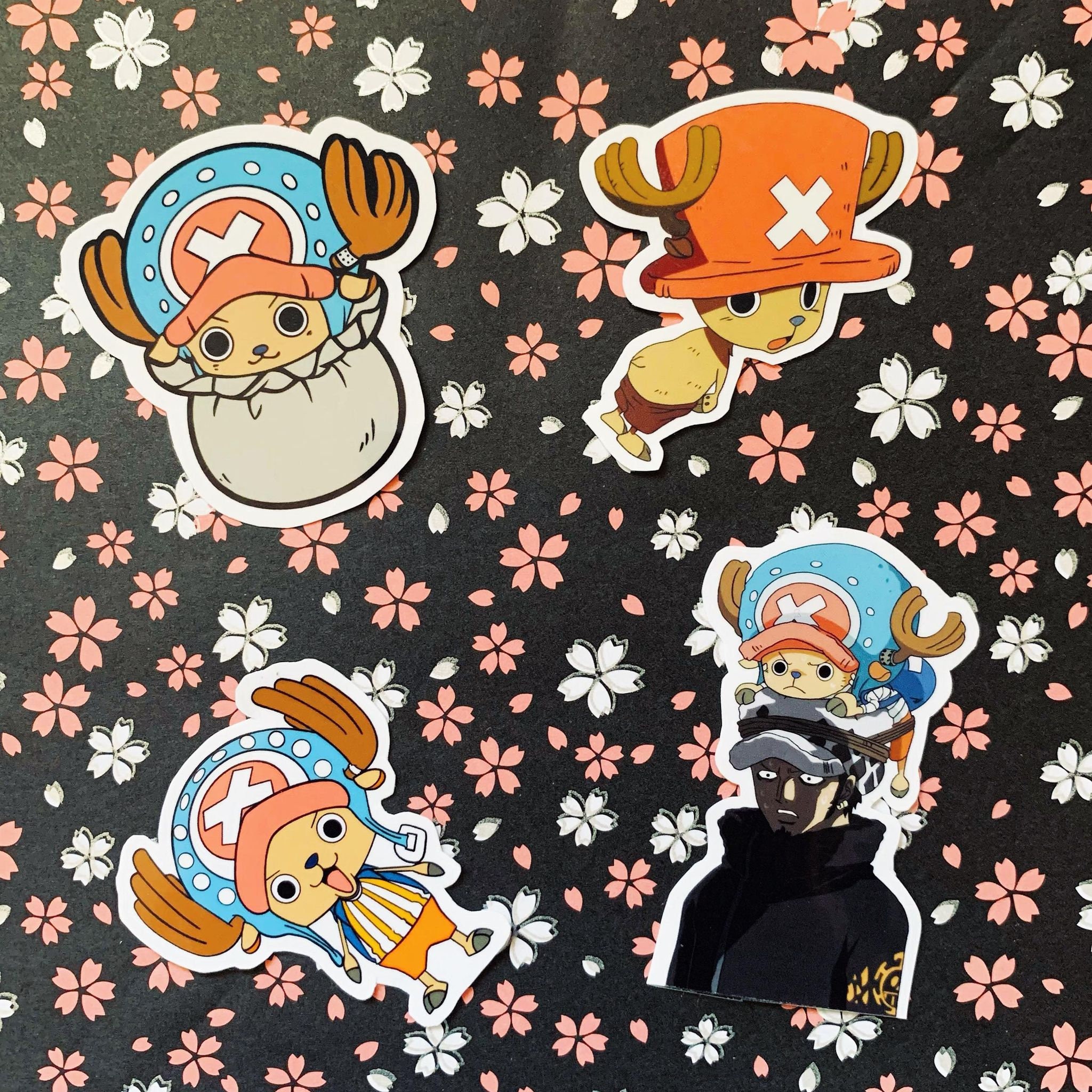One Piece Tony Tony Chopper Stickers Four Set
