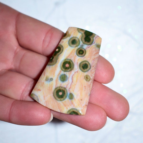 High quality old stock ocean jasper cabochons