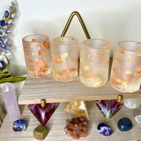 Rose Gold Shot Glass Etsy