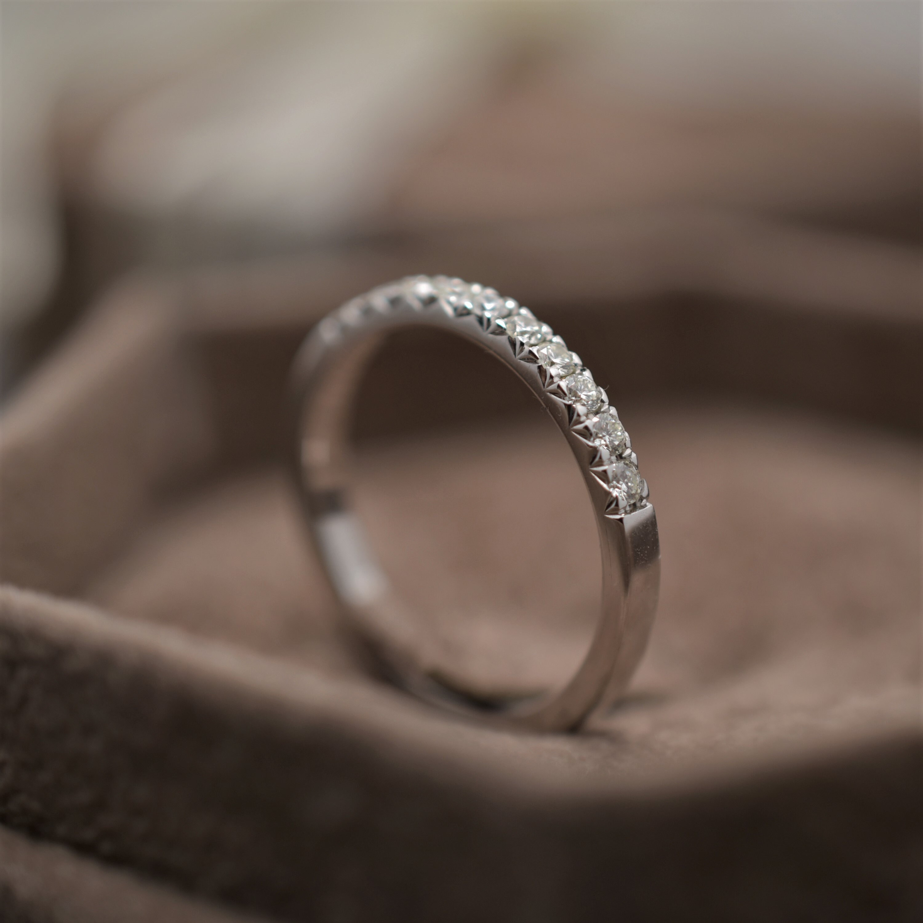 Diamant Cluster Ring Gold - Ewigkeit Band Hochzeit Verlobung