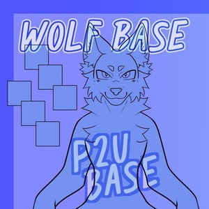 Anthro Wolf Bastelbogen