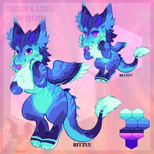 Dutch Angel Dragon Adopt! / Furry/Fursona Adoptable