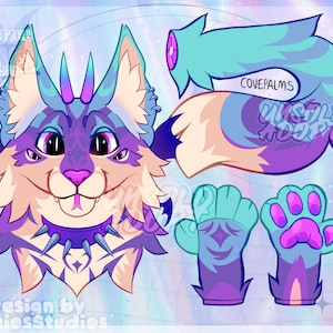 Mainecoon Cat Premade Adopt! / Furry/Fursona