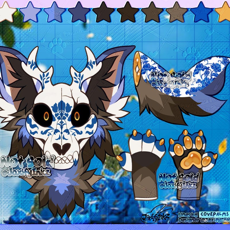 Skull Oc Adopt - Etsy