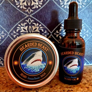 Bearded Beast -Summer Breeze- Beard Balm & Oil Combo