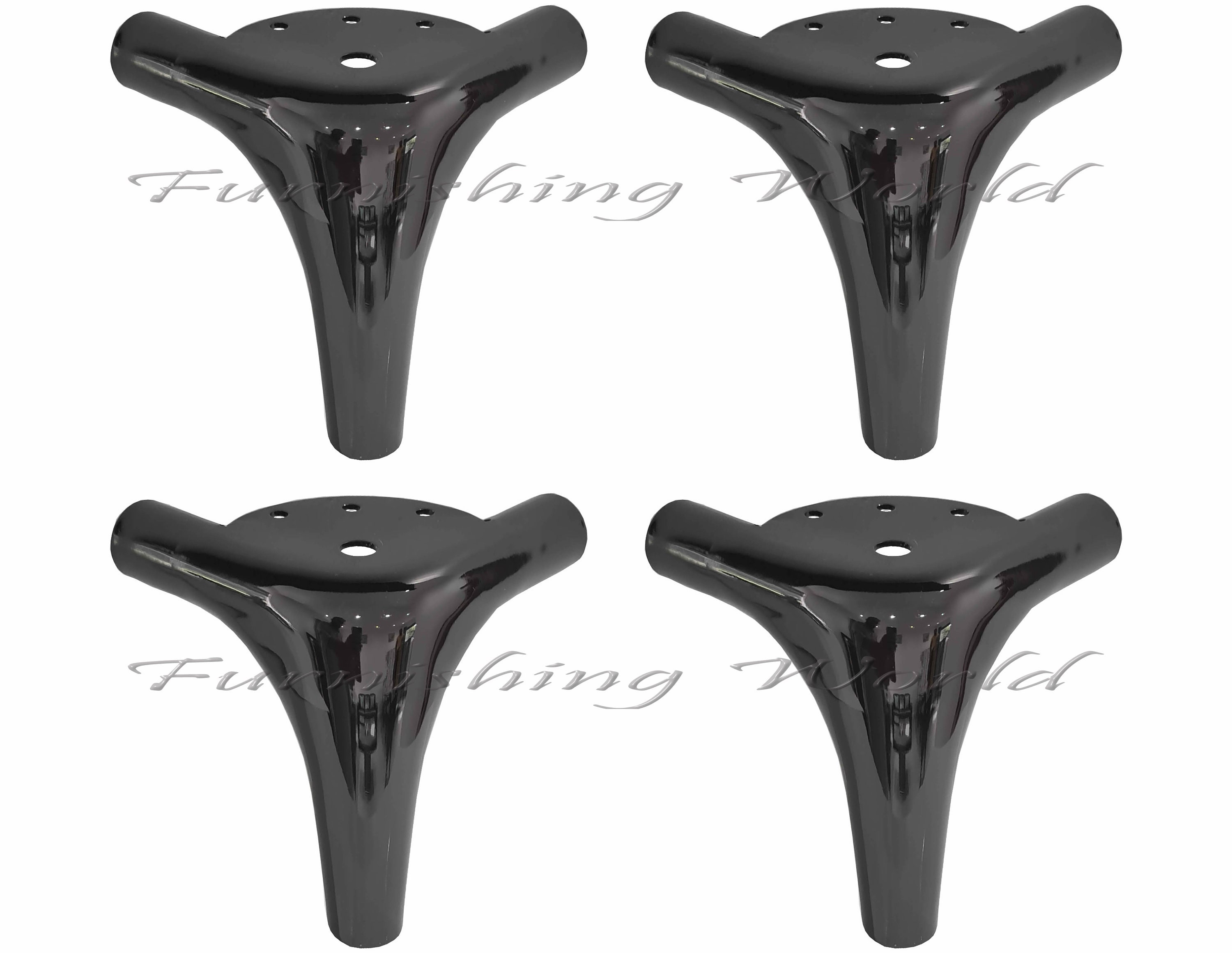 Classic Design Black Metal Furniture Legs / Feet for Etsy