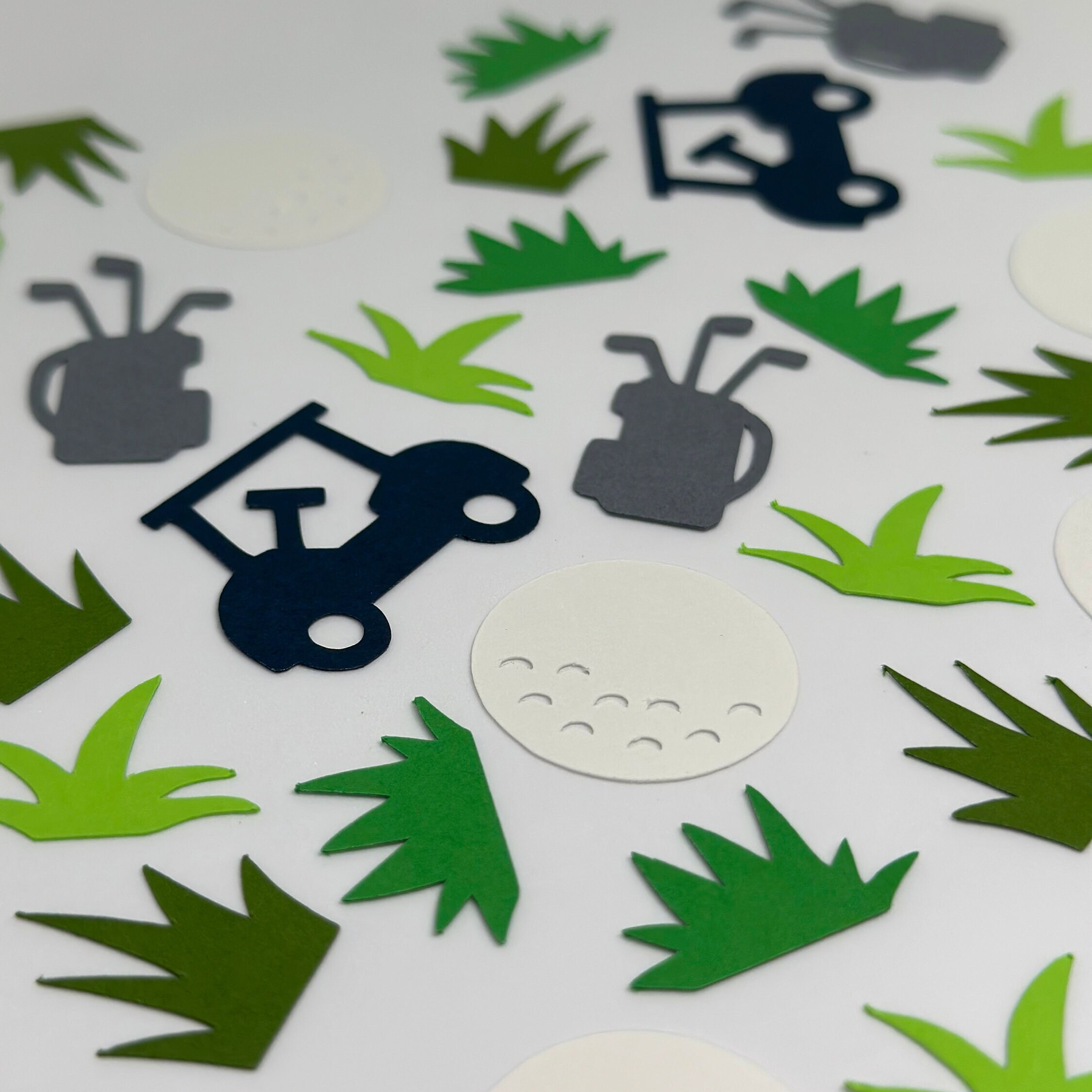 Confetti Golf Confetti Golf Cart Golf Bag & Ball Etsy