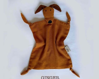 Personalized Animal Lovey, Baby Shower Gift, Baby Blanket, dog Lovey, Personalized Blanket, Security Blanket, New Baby gift