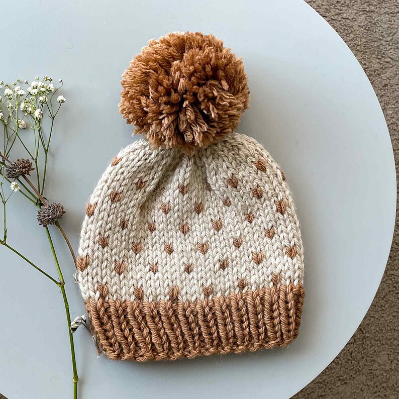 Knit Baby Hat Baby Pom Pom Beanie Hat Newborn Baby Boy Etsy