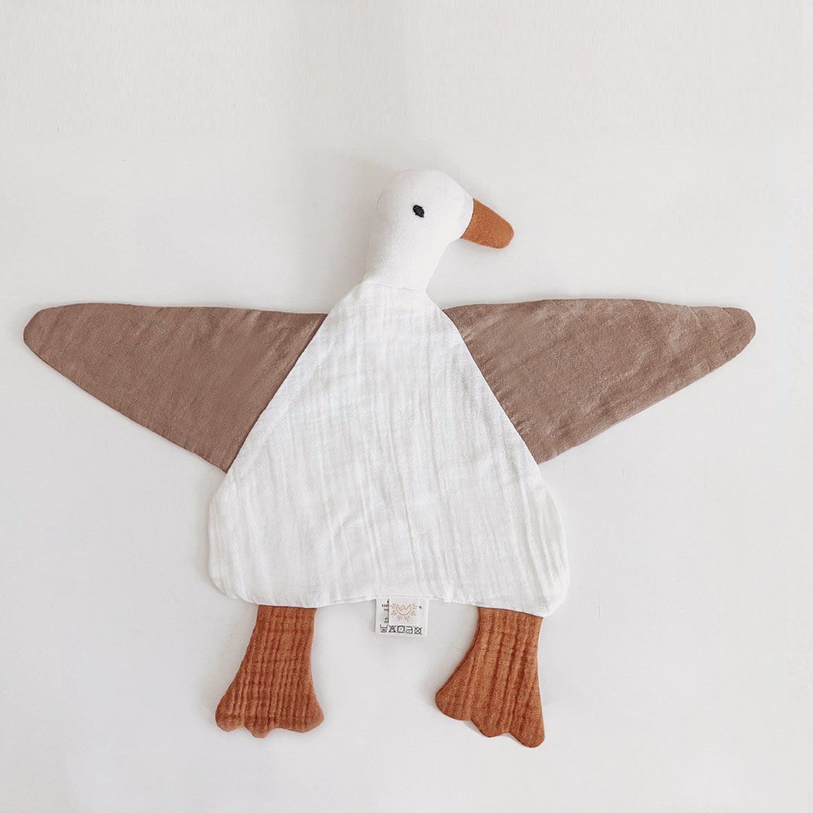 Muslin Goose Puppy Baby Lovey Comforter Blanket Lovey Etsy