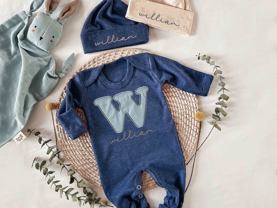 Blended Stuff Romper For New Born Baby Boy With Cap
