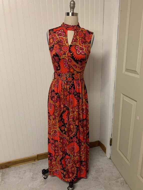 1970’s Paisley Knit Dress