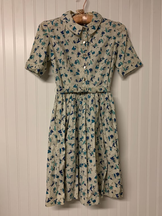 1950’s Cotton Printed Dress