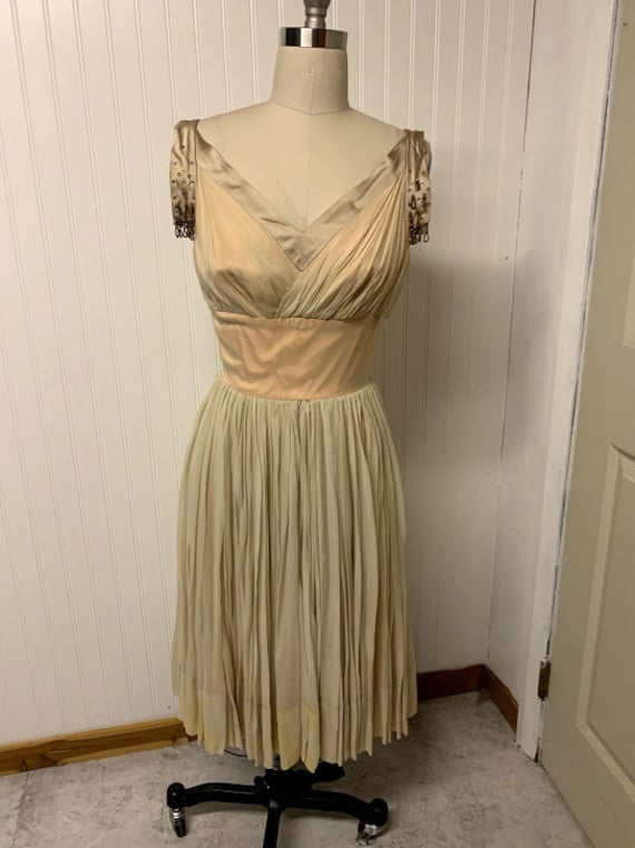 1950's Chiffon Dress