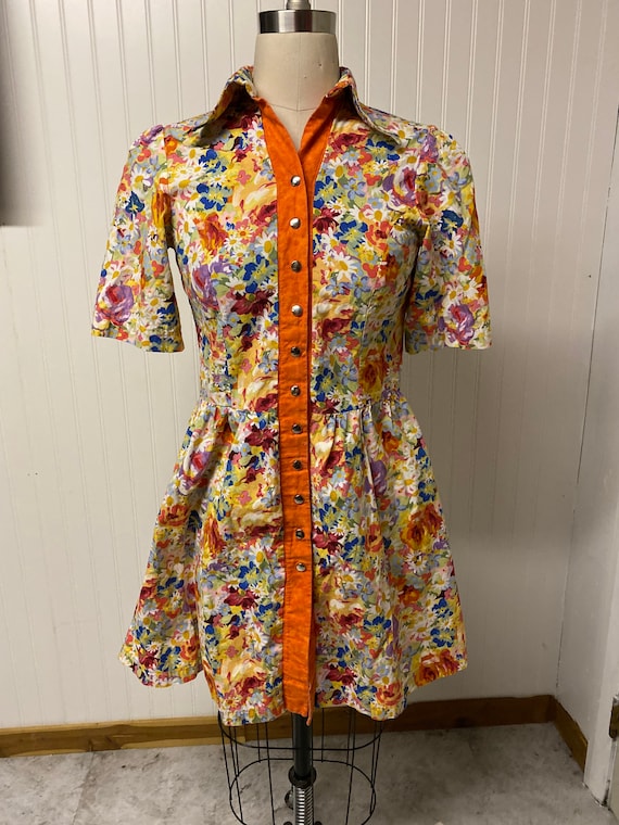 1960’s Floral Mod Dress