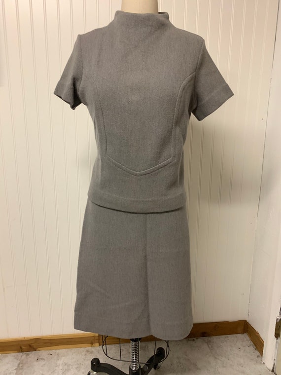 1940s Mohair Knit Skirt Set