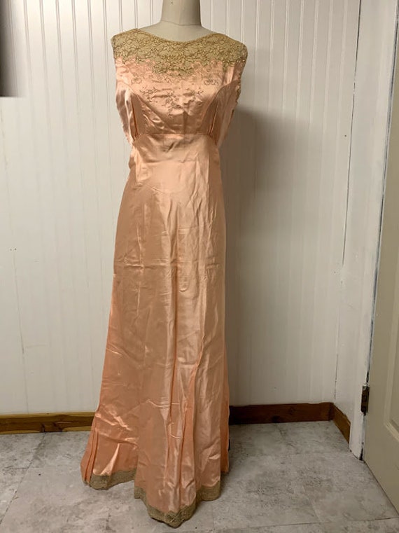 1930's Silk Nightgown
