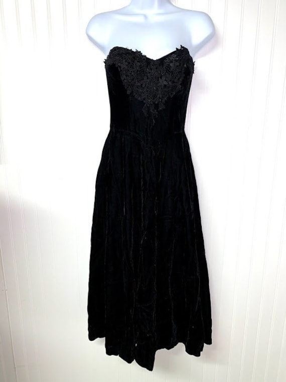 Black Velvet Gunne Sax Dress