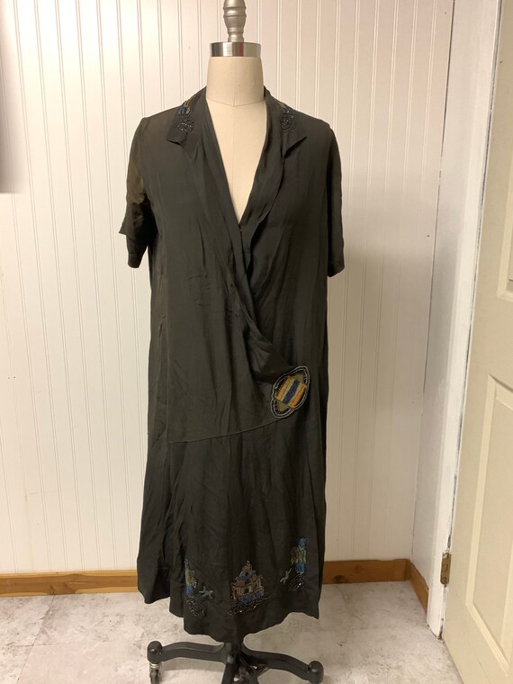 1920’s Beaded Wrap Dress