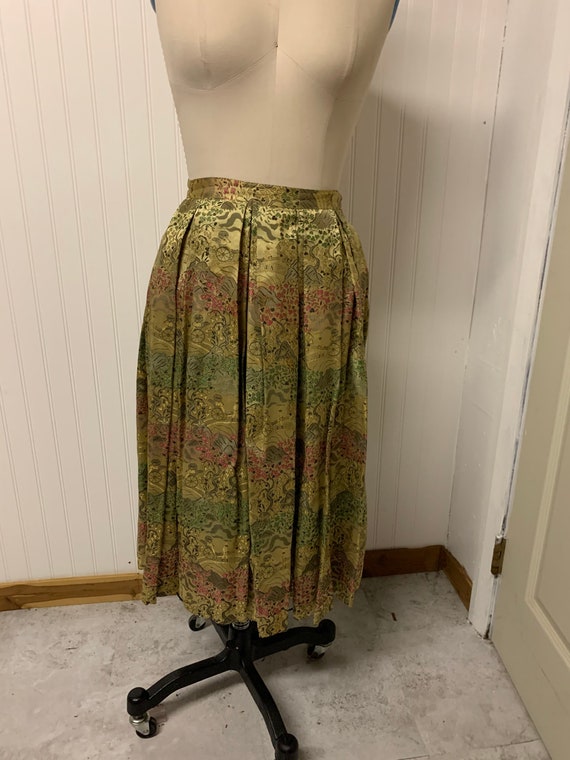 1950’s Nelly de Grab Gold Brocade Skirt