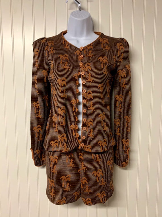 1960's Offspring Knit Shorts and Shirt