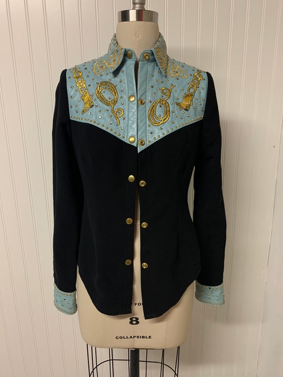 1970’s Western Style Leather Shirt