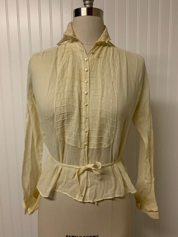 Edwardian Pintuck Blouse
