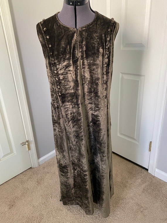 Vintage Velvet Smock Dress