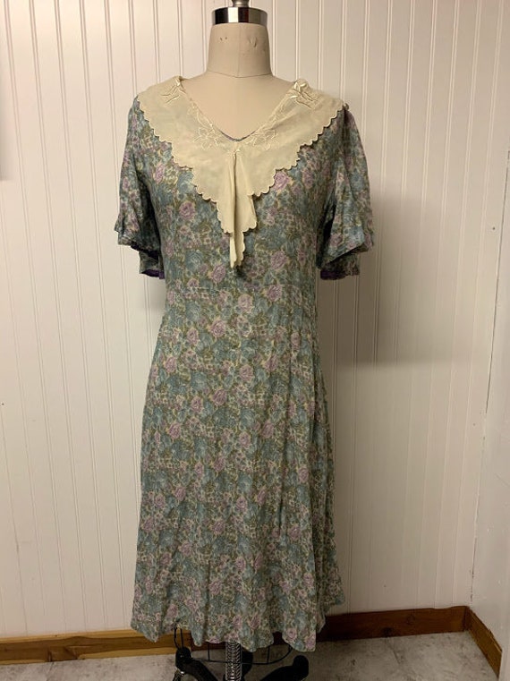 1930's Cotton Day Dress