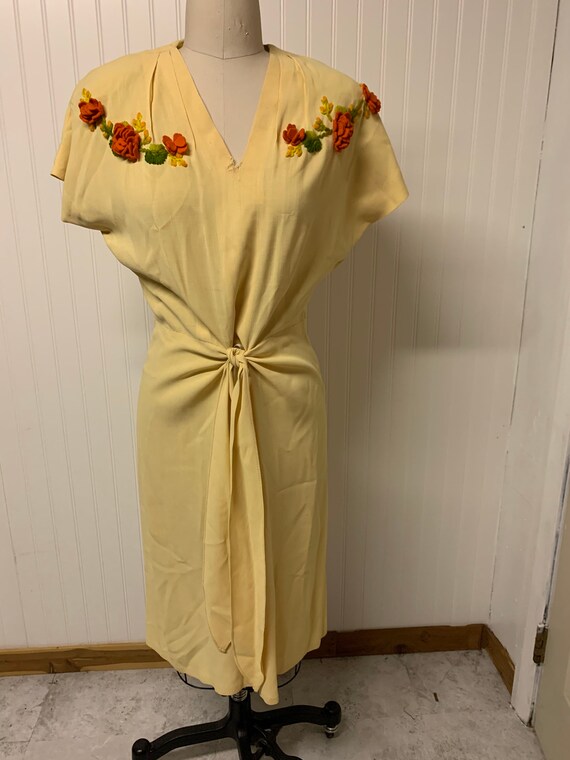 1940’s Rayon Phoenix Sportswear Dress