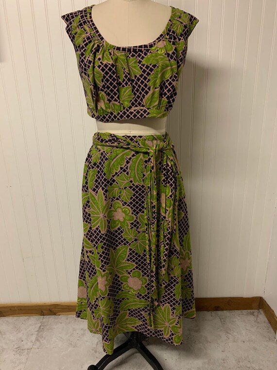 1960’s Crop Top Set